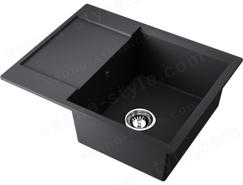 Кухонная мойка Omoikiri Daisen 65T-BL 4993519 65x51 из искусственного гранита, черный