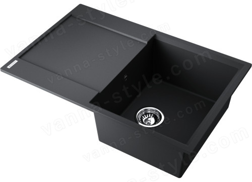Кухонная мойка Omoikiri Daisen 78T-BL 4993527 78x51 из искусственного гранита, черный