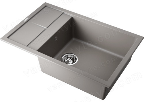 Кухонная мойка Omoikiri Sumi 78-LB-GR 4993563 78x50 из искусственного гранита, leningrad grey