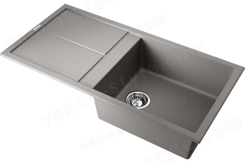 Кухонная мойка Omoikiri Sumi 100-GR 4993565 100x50 из искусственного гранита, leningrad grey