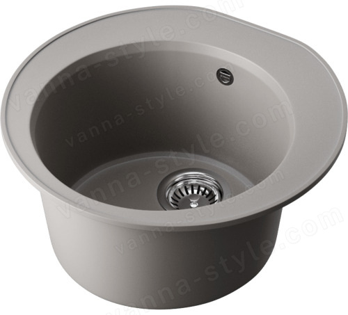 Кухонная мойка Omoikiri Miya 50R GR 4993582 50.5x49 из искусственного гранита, leningrad grey