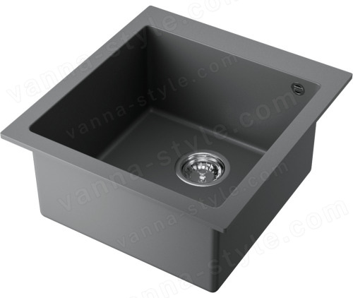 Кухонная мойка Omoikiri Bosen 47-PL 4993591 47x50 из искусственного гранита, платина
