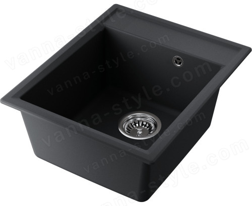 Кухонная мойка Omoikiri Daisen 42-BL 4993606 42x51 из искусственного гранита, черный