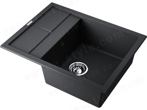 Кухонная мойка Omoikiri Sumi 65-BL 4993670 65x50 из искусственного гранита, черный