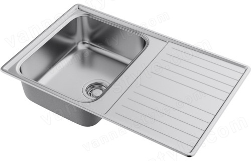 Кухонная мойка Omoikiri Sagami 79-IN 4993735 79x50 стальная, сталь