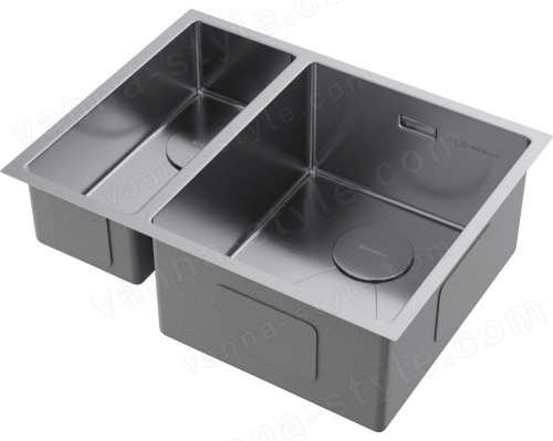 Кухонная мойка Omoikiri Taki 58-2-U/IF-IN-R 4993767 58.5x44 стальная, сталь