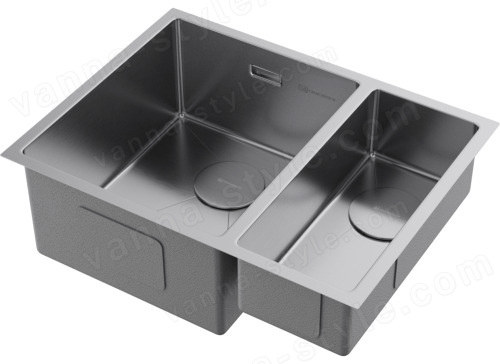 Кухонная мойка Omoikiri Taki 58-2-U/IF-IN-L 4993768 58.5x44 стальная, сталь