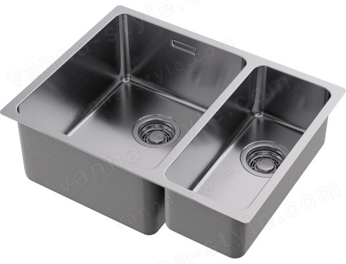 Кухонная мойка Omoikiri Tadzava 58-2-U/I-IN-L 4993774 58x44 стальная, сталь