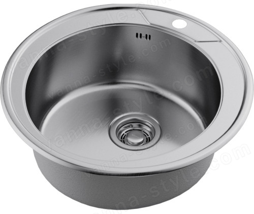 Кухонная мойка Omoikiri Asida 51-IN 4993785 51x51 стальная, сталь