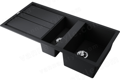 Кухонная мойка Omoikiri Kitagawa 100-2-GB 4993805 100x51 из искусственного камня, графит
