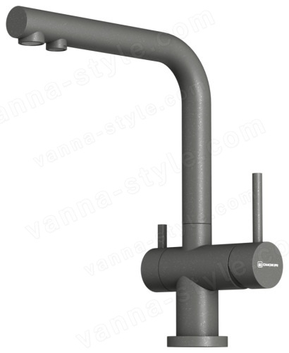 Смеситель для кухни Omoikiri Nagano P-PL 4974064 с подключением фильтра, платина