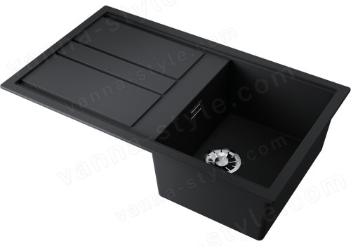 Кухонная мойка Omoikiri Kitagawa 86-GB 4993808 86x51 из искусственного камня, графит