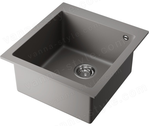Кухонная мойка Omoikiri Bosen 47A-GR 4993816 47x50 из искусственного камня, leningrad grey