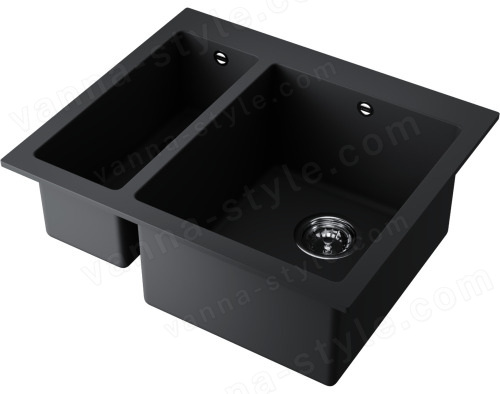 Кухонная мойка Omoikiri Bosen 59-2A-GB 4993821 59x50 из искусственного камня, графит