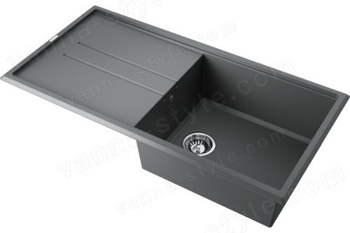 Кухонная мойка Omoikiri Tedori-100-PL 4993923 100x51 из искусственного гранита, платина