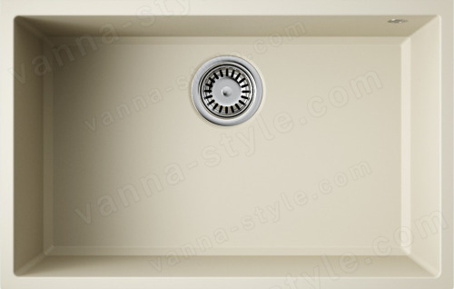 Кухонная мойка Omoikiri Tedori 66-U-BE 4993973 66x42 из искусственного гранита, ваниль