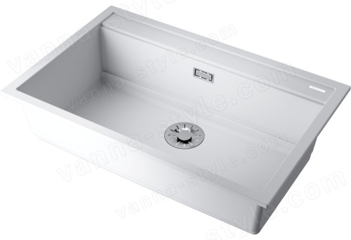 Кухонная мойка Omoikiri Kitagawa 79-LB-WH 4993997 79x51 из искусственного камня, белый