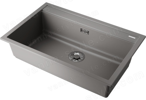 Кухонная мойка Omoikiri Kitagawa 79-LB-GR 4993998 79x51 из искусственного камня, leningrad gre