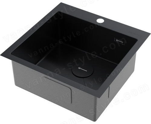 Кухонная мойка Omoikiri Akisame 51-GB 4997013 51x51 стальная, графит