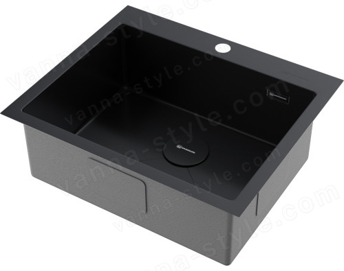 Кухонная мойка Omoikiri Akisame 59-GB 4997014 59x51 стальная, графит