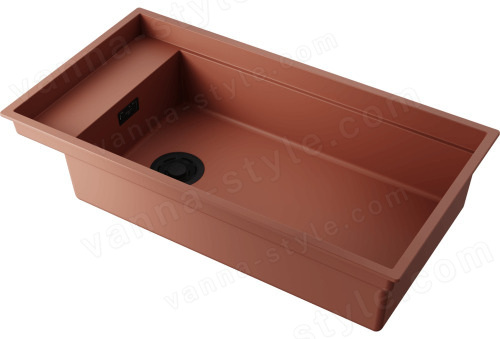 Кухонная мойка Omoikiri Kinaru 86-U/I CN 4997025 86x46 из искусственного камня, canyon