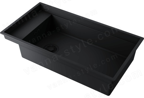 Кухонная мойка Omoikiri Kinaru 86-U/I GB 4997027 86x46 из искусственного камня, графит