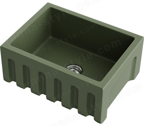 Кухонная мойка Omoikiri Mikura 61-OL 4997070 61x46 керамическая, olive
