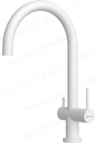 Смеситель для кухни Omoikiri Yamada Slim WH 4994557 с подключением фильтра, белый