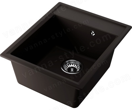 Кухонная мойка Omoikiri Daisen 42-ES 4997488 42x51 из искусственного гранита, espresso