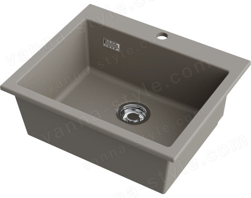 Кухонная мойка Omoikiri Omishima 60-DG Matt 4997544 60x51 керамическая, dust grey матовый