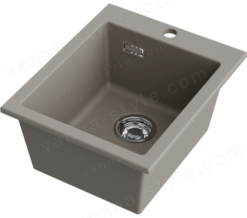 Кухонная мойка Omoikiri Omishima 41-DG Matt 4997548 41x51 керамическая, dust grey матовый