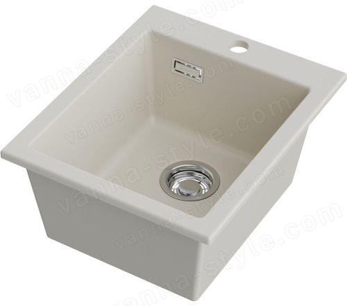 Кухонная мойка Omoikiri Omishima 41-CR Matt 4997550 41x51 керамическая, cream матовый