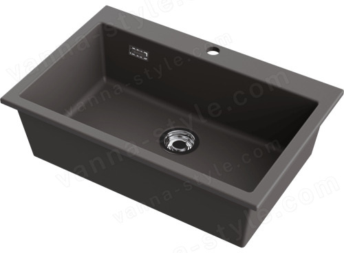 Кухонная мойка Omoikiri Omishima 76-SG Matt 4997553 76x51 керамическая, stone grey