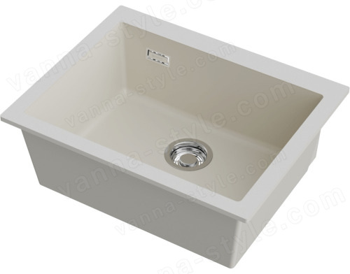 Кухонная мойка Omoikiri Omishima 60-U-CR Matt 4997558 60x48 керамическая, cream матовый