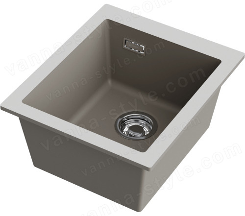Кухонная мойка Omoikiri Omishima 41-U-DG Matt 4997560 41x48 керамическая, dust grey матовый