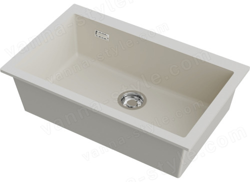Кухонная мойка Omoikiri Omishima 76-U-CR Matt 4997573 76x48 керамическая, cream матовый