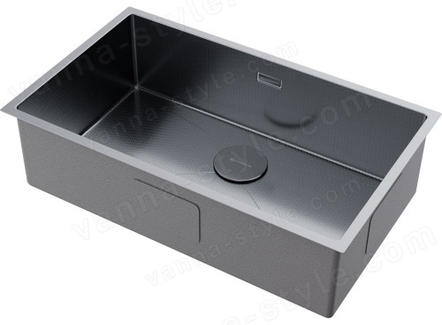 Кухонная мойка Omoikiri Taki 74-U/IF Microdecor-IN 4997574 74x44 стальная, сталь