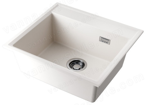Кухонная мойка Omoikiri Daisen 57-PA 4997577 57x51 из искусственного гранита, пастила