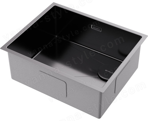 Кухонная мойка Omoikiri Taki 54-U/IF-GM Side SF 4997582 54x44 стальная, вороненая сталь