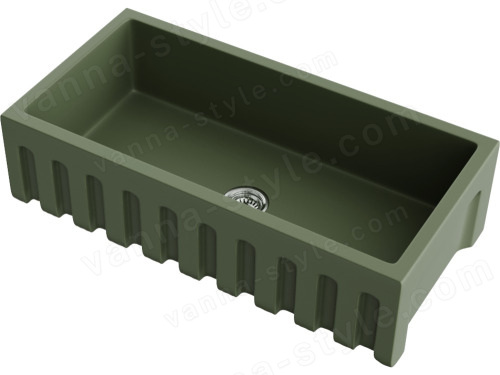 Кухонная мойка Omoikiri Mikura 91-OL 4997088 91x46 керамическая, olive