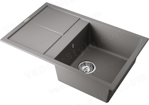 Кухонная мойка Omoikiri Sumi 79A-GR 4997098 79x50 из искусственного камня, leningrad grey
