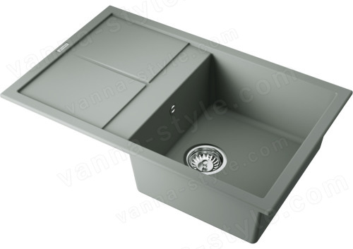 Кухонная мойка Omoikiri Sumi 79A-WG 4997099 79x50 из искусственного камня, wind green