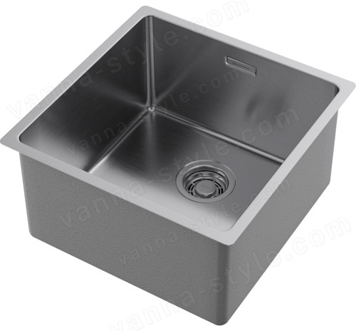 Кухонная мойка Omoikiri Tadzava 44-U/I-IN ULTRA 15 4997114 44x44 стальная, сталь