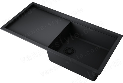 Кухонная мойка Omoikiri Sintesi 100-GB 4997125 100x50 из искусственного камня, графит