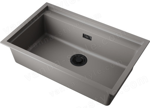 Кухонная мойка Omoikiri Sintesi 79-GR 4997139 79x50 из искусственного камня, leningrad grey