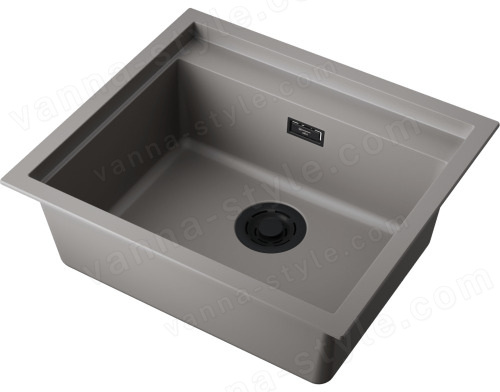 Кухонная мойка Omoikiri Sintesi 57-GR 4997144 57x50 из искусственного камня, leningrad grey