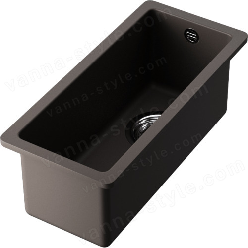 Кухонная мойка Omoikiri Bosen 20-U-ES 4997203 20x44 из искусственного гранита, espresso