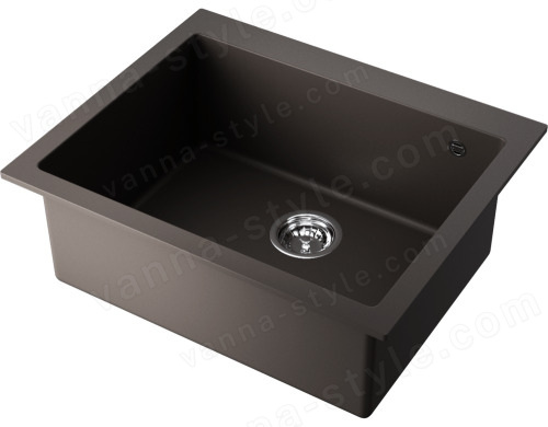 Кухонная мойка Omoikiri Bosen 61-ES 4997211 61x50 из искусственного гранита, espresso