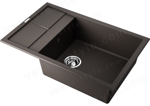 Кухонная мойка Omoikiri Sumi 78-LB-ES 4997232 78x50 из искусственного гранита, espresso