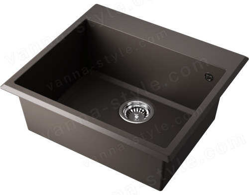 Кухонная мойка Omoikiri Tedori-57-ES 4997236 57x51 из искусственного гранита, espresso